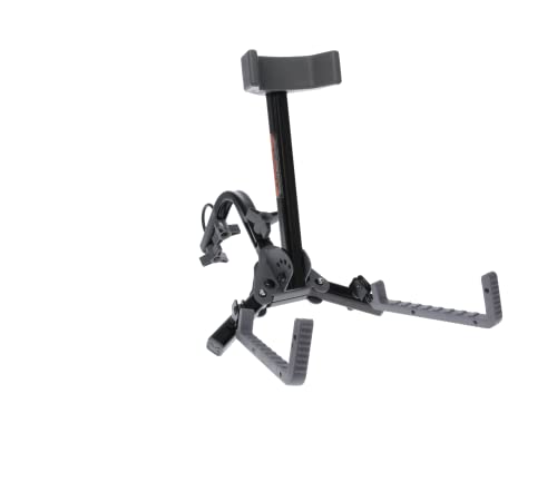 Hawk Kwik-Grab Crossbow Stand | Portable Folding Lightweight Universal Fit Archery Hunting Accessory Crossbow Holder | Treestand Adaptor Bracket, U-Bolt & Connection Knobs Included