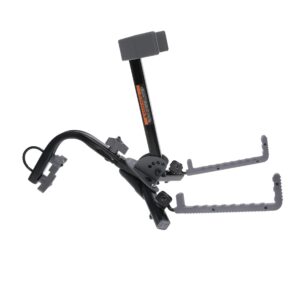 Hawk Kwik-Grab Crossbow Stand | Portable Folding Lightweight Universal Fit Archery Hunting Accessory Crossbow Holder | Treestand Adaptor Bracket, U-Bolt & Connection Knobs Included