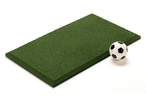 IncStores 2 1/4 Inch Thick Outdoor Playground Mat | Extra Thick Rubber Mat for Grip and Safety Around Backyard Swings, Slides, and Jungle Gyms | 32" x 54", Forest Green