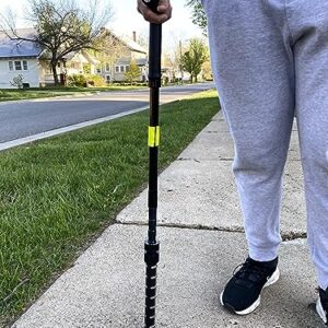 Walking Cane for men & women - Adjustable, heavy duty, 1 Million Volt Stun Device with ultra bright LED Flashlight