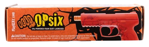 Umarex Rekt OpSix Pistol CO2 Foam Dart Launcher Gun, Red