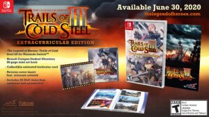 the legend of heroes: trails of cold steel iii - extracurricular edition - nintendo switch