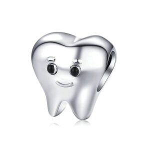 Eternalll Jewellery Smiling Tooth Fairy Dentist Charm Bead for Pandora Womens Jewelry for Teen Gifts or Kids Spacer Bead