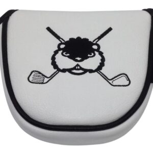 ReadyGOLF Dancing Gopher Crossed Clubs Embroidered Mallet Putter Cover