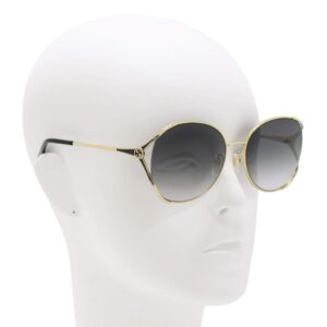 Gucci Grey Gradient Round Ladies Sunglasses GG0650SK 001 59