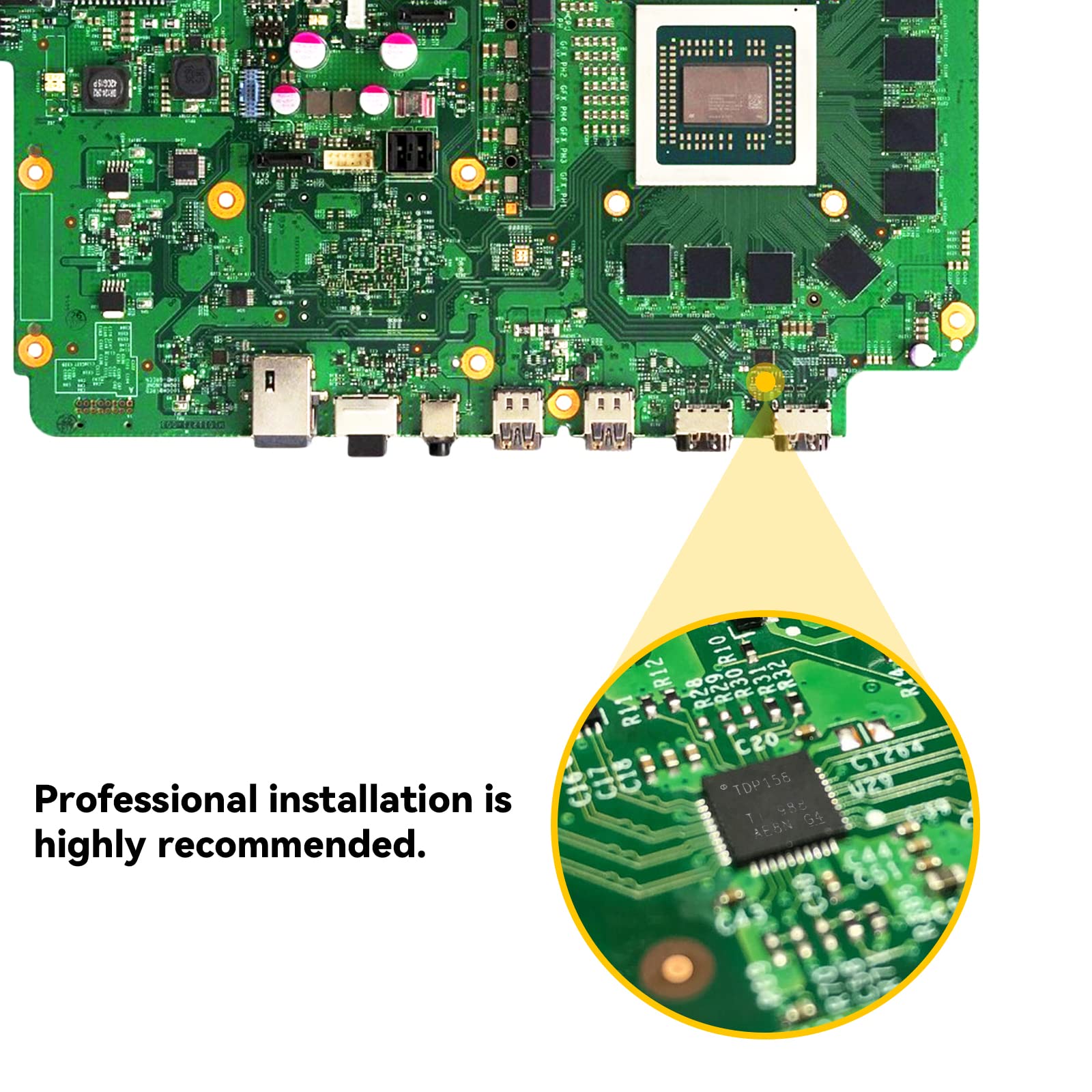 HDMI IC Control Chip Retimer TDP158 Repair Parts for Xbox One X Console