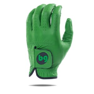 bg bender golf glove | wear on left | (green, mens large)