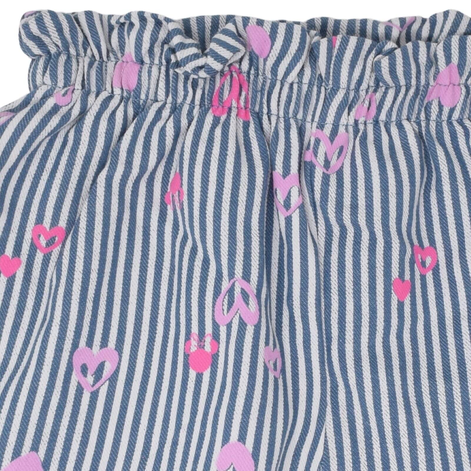 Disney Minnie Mouse Toddler Girls Tank Top and Shorts Pink/Blue 2T