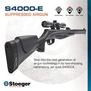 Stoeger S4000-E Combo - .22 Caliber - Black Synthetic with Fiber-Optic Sights & 4 x 32 Scope