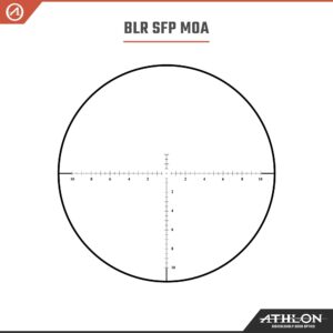 Athlon Optics Argos BTR GEN2 10-24x56 Riflescope - BLR SFP IR MOA, Black