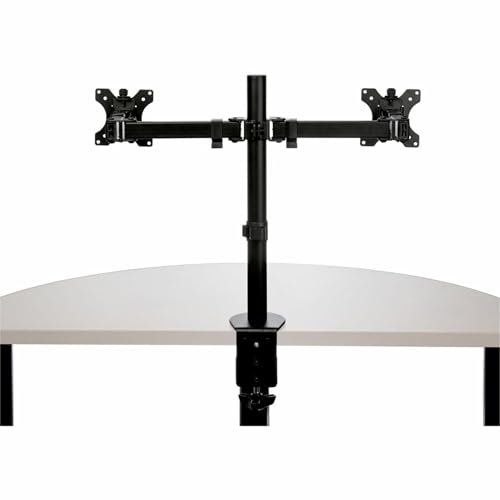 StarTech.com Desk Mount Dual Monitor Arm - Desk Clamp/Grommet VESA Monitor Mount for up to 32 inch Displays - Ergonomic Articulating Monitor Arm - Height Adjustable/Tilt/Swivel/Rotating (ARMDUAL2)