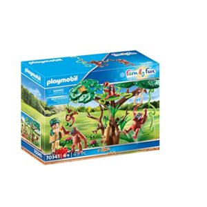 playmobil orangutans with tree