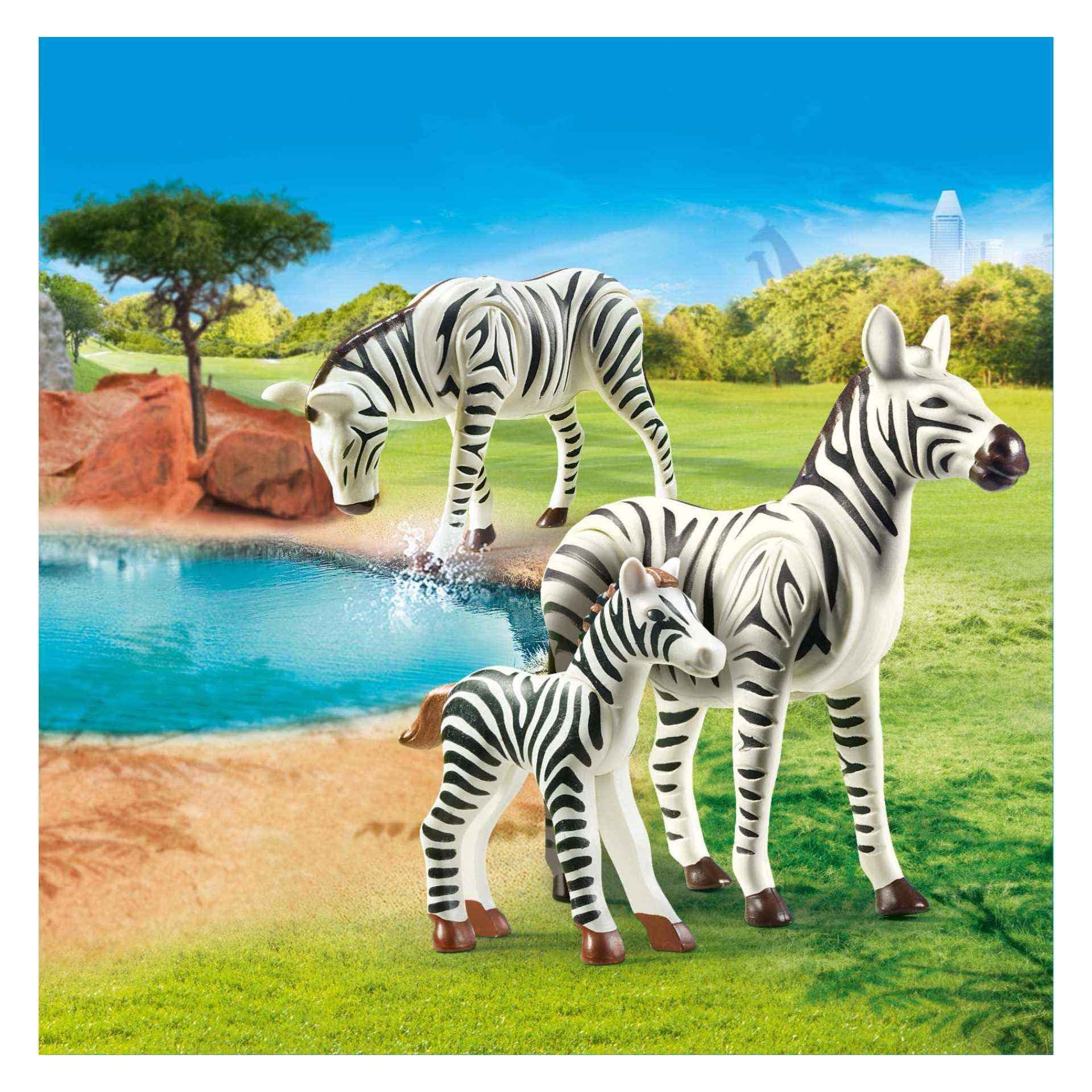 Playmobil Zebras with Foal