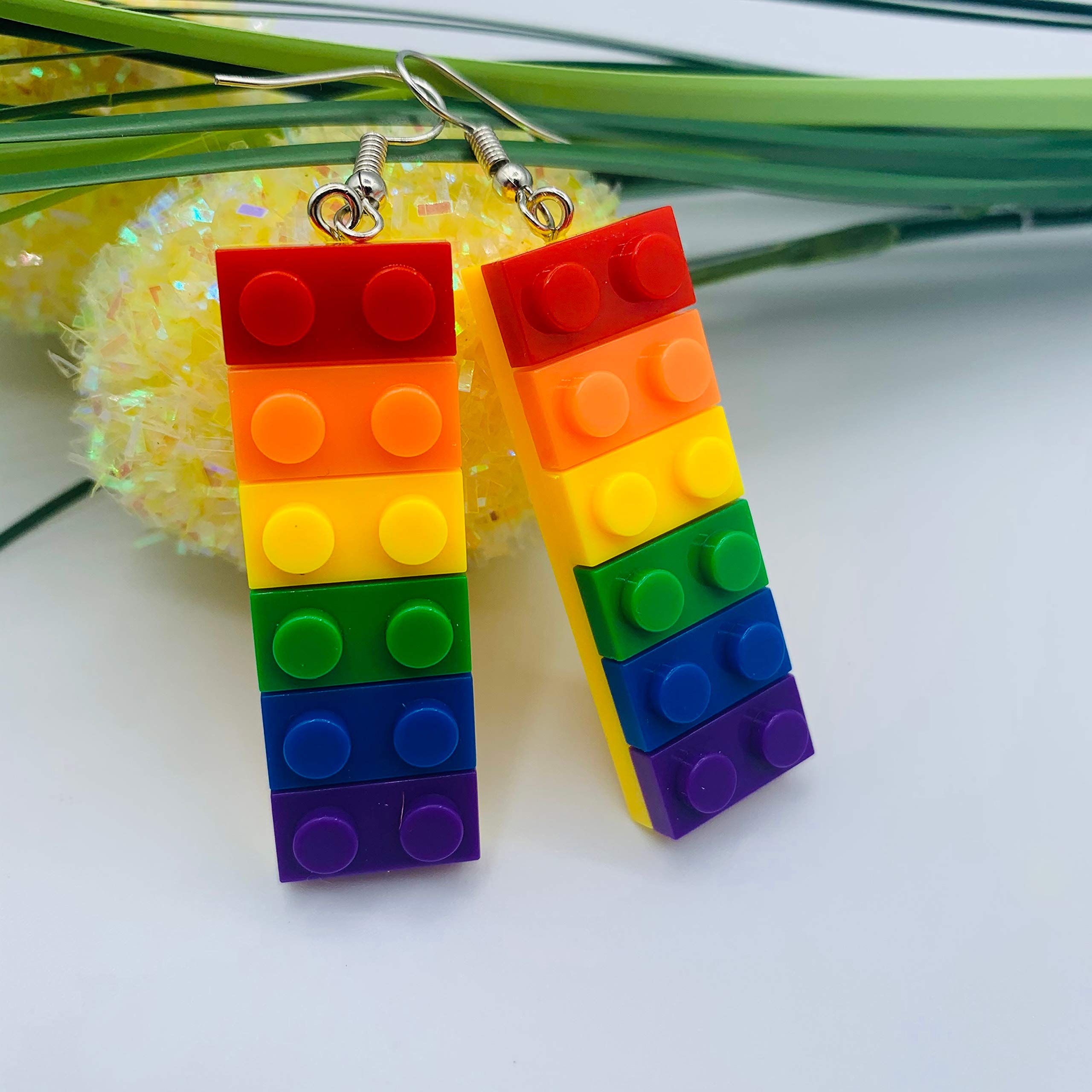 Mall of Style Pride Jewelry for Women - Rainbow Pride Earrings - Gay Earrings - Gay Rainbow Earring for Men (Pride Earrings)