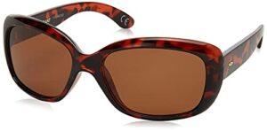 foster grant womens election sunglasses, tortoise/amber, 52 mm us