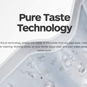 SPURCYCLE - "Must [GO] Hard Water Bottle|22 Ounces. Purist Water Bottle with MoFlo Cap, Resists Stains & Tastes Better. Flexible Bicycle Bottle. Don't Forget to Hydrate.