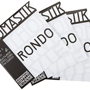 Thomastik Violin String RONDO (RO01, RO02, RO03A, RO04, 4) Set of 4 Types, Medium Tension RO100