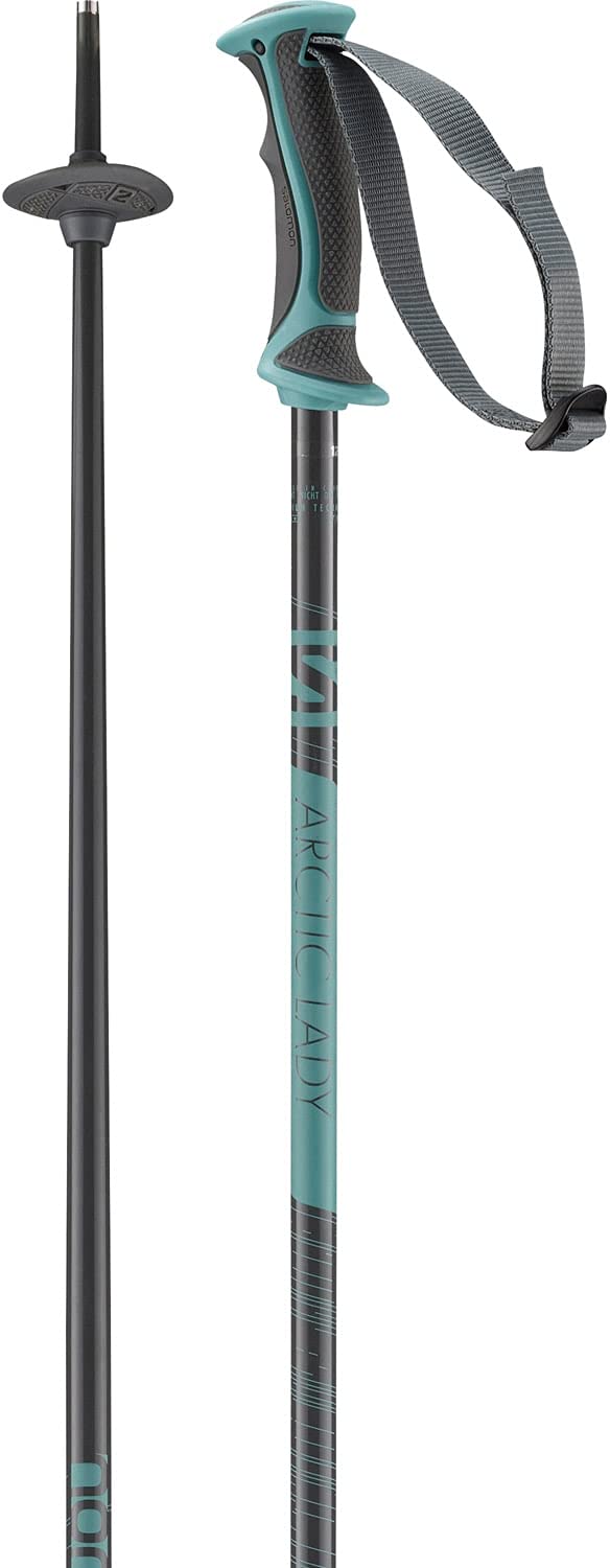 Salomon Arctic Lady Ski Poles - 110, Grey/Green