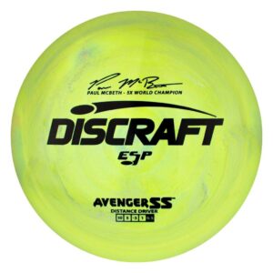 discraft paul mcbeth signature esp avenger ss distance driver golf disc [colors may vary] - 173-174g