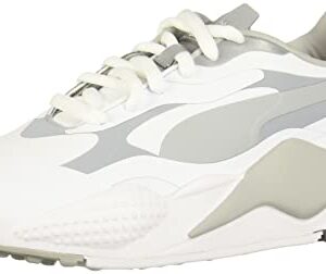 Puma Men's Rs-G Golf Shoe, Puma White-Quiet Shade-Quarry, 10