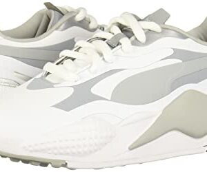 Puma Men's Rs-G Golf Shoe, Puma White-Quiet Shade-Quarry, 10