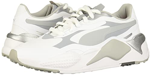 Puma Men's Rs-G Golf Shoe, Puma White-Quiet Shade-Quarry, 10