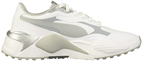 Puma Men's Rs-G Golf Shoe, Puma White-Quiet Shade-Quarry, 10