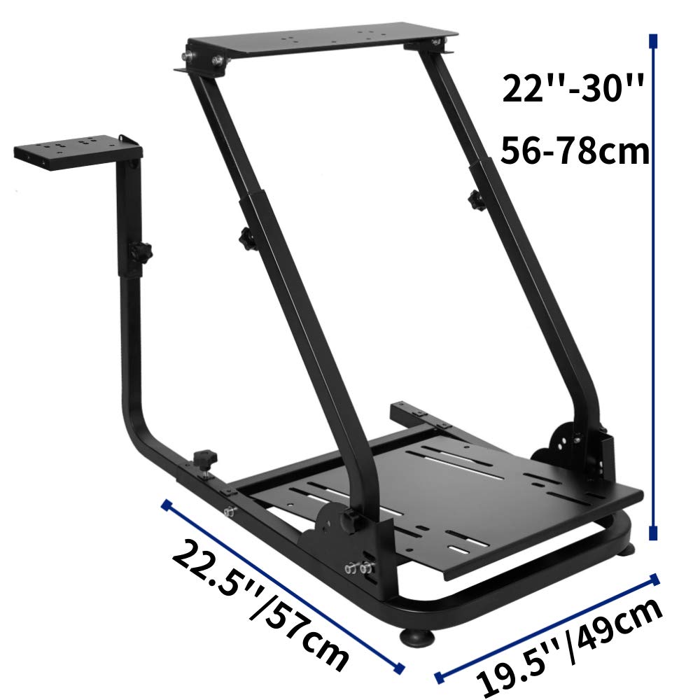 Hottoby G920 Steering Wheel Stand Fit for Logitech G25 G27 G29 G923,Tilt-Adjustable Racing Simulator Cockpit, Shifter Mount Pro,Not Included Wheel and Pedals