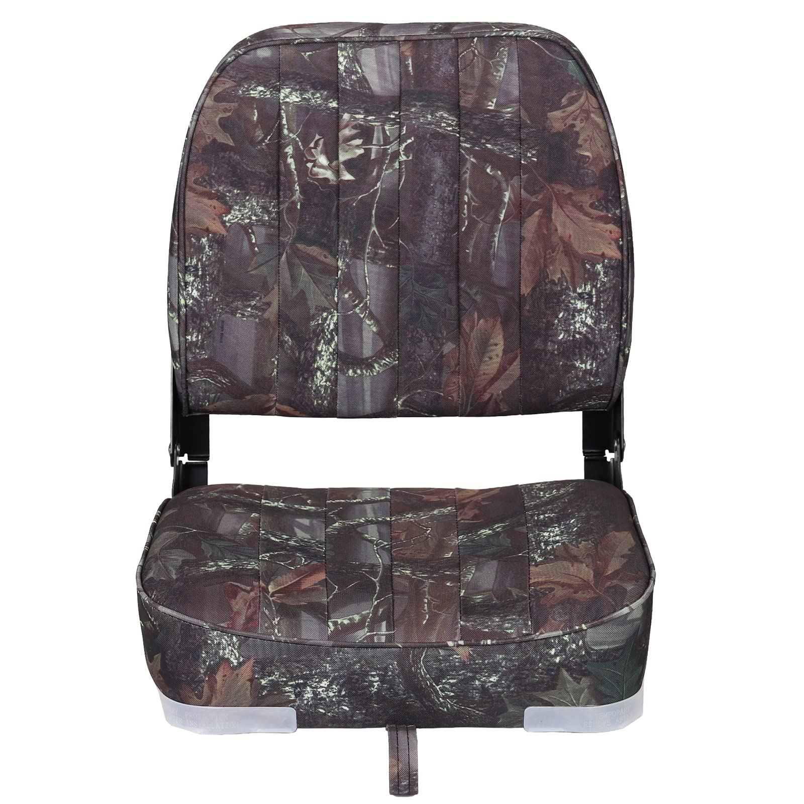 Leader Accessories A Pair of New Low Back Folding Boat Seat(2 seats) (B-Camo)