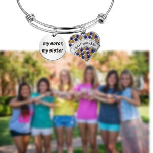 BAUNA Sorority Bracelet SGR Charm Bracelet Jewelry My Sister 1922 Sorority Gift (Inspired Bracelet)