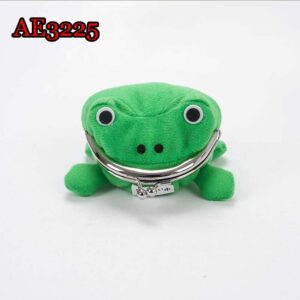 Cosplay Anime Frog Coin Purse Cute Pouch Wallet Small Money Bag Plush Toy for Funny 3225