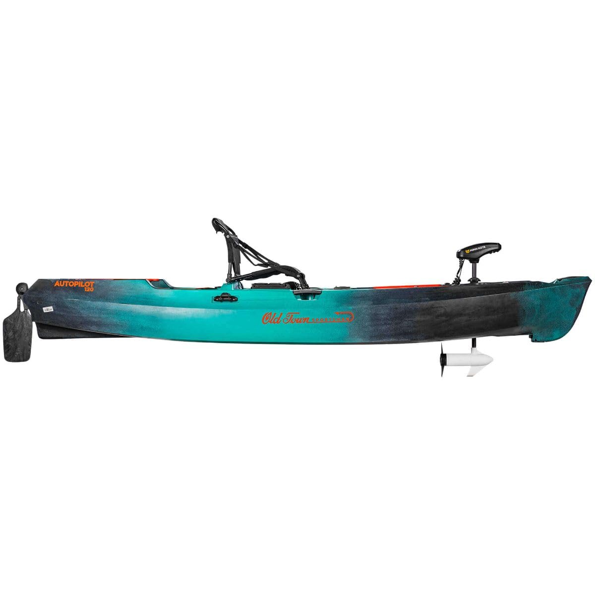 Old Town Sportsman AutoPilot 120 Motorized Fishing Kayak with Minn Kota Trolling Motor (Photic Camo)