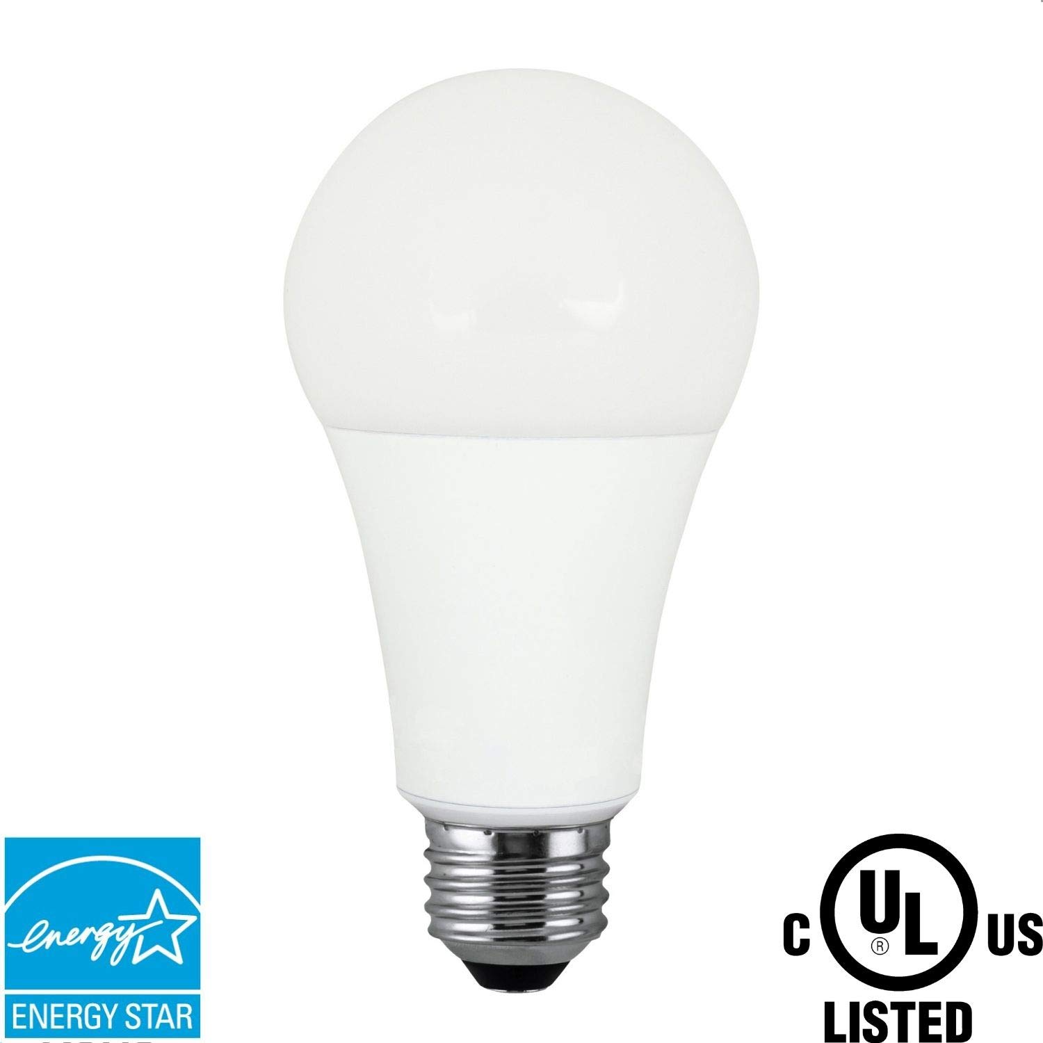 A21 LED High Lumen Light Bulb, 28W, (150W Equivalent), 2605 Lumens, 3000K Soft White, Dimmable, E26 Medium Base, 120V, Energy Star, (2 Pack)