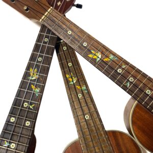 Bee Hummingbirds - Fret Markers Inlay Stickers Decals for Ukuleles