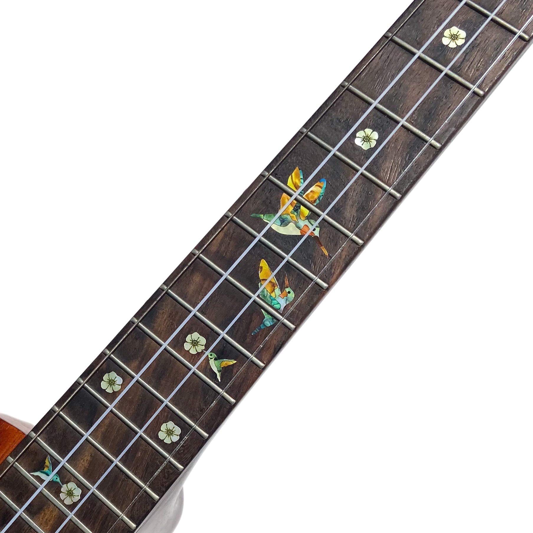 Bee Hummingbirds - Fret Markers Inlay Stickers Decals for Ukuleles