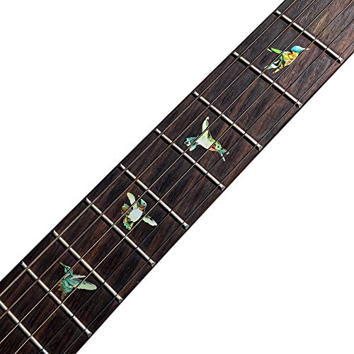 Bee Hummingbirds - Fret Markers Inlay Stickers Decals for Guitars