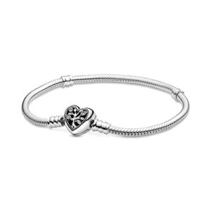 PANDORA Moments Family Tree Heart Clasp Bracelet