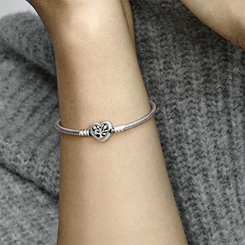 PANDORA Moments Family Tree Heart Clasp Bracelet