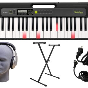 Casio LK-S250 61-Key Premium Lighted Keyboard Pack with Stand, Headphones & Power Supply (CAS LKS250 PPK)