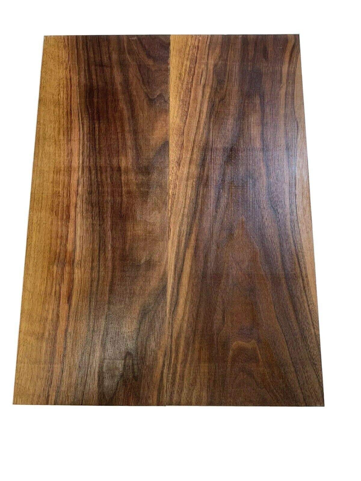 Exotic Wood Zone | American Black Walnut Electric/Bass Guitar Luither Wood Body Blank | 21" x 14" x 2" -2 pcs