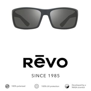 Revo Mens Rebel BL Matte Grey Frame/Graphite Lens One Size One Size