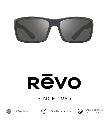 Revo Mens Rebel BL Matte Grey Frame/Graphite Lens One Size One Size