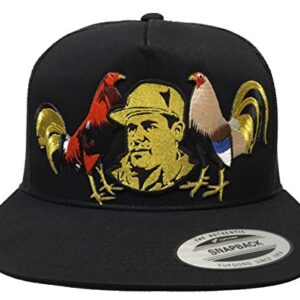 Mexico Dos gallos y el Chapo Guzman hat Black mesh