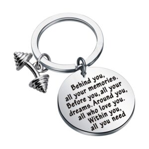 feelmem fitness keychain fitness gift workout coach gift bodybuilding jewelry personal trainer gift(fitness gift)