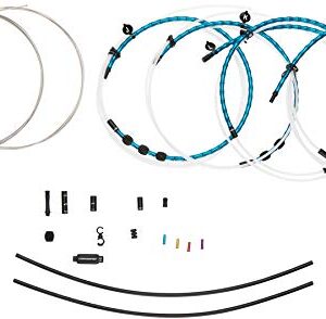 Jagwire 2X Elite Link Shift Kit Adult Unisex Shifters and Cables, Blue, One Size