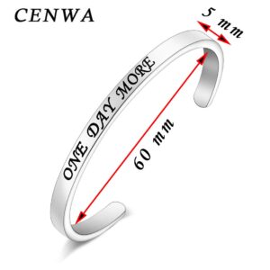 CENWA Musical Necklace Inspired Jewelry 24601 One Day More Musical Jewelry Gift for Theatre Lover (one day more cuff br S)