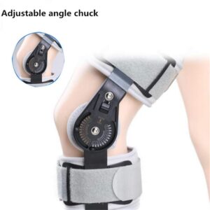 PHASFBJ Knee Joint Fixation Bracket, Adjustable Knee Brace Fracture Rehabilitation Knee Orthosis Support Splint Stabilizer Wrap Sprain Post-Op Meniscus Injury,Ordinary(universal)