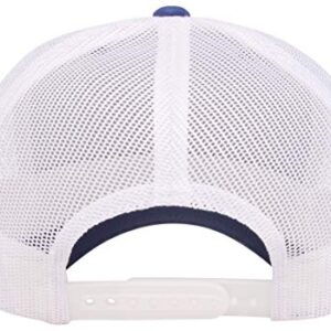 Yupoong YP Classics Retro Trucker Cap, Royal/White, OSFA