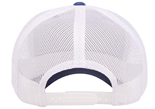 Yupoong YP Classics Retro Trucker Cap, Royal/White, OSFA