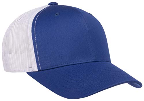 Yupoong YP Classics Retro Trucker Cap, Royal/White, OSFA